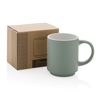 Taza publicitaria apilable en color 180ml